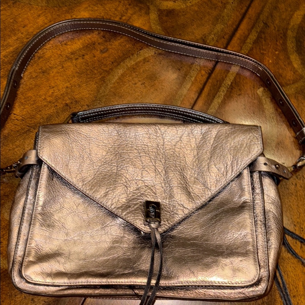 Rebecca Minkoff Metallic Shoulder Bag - Picture 1 of 9